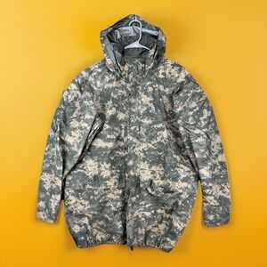 US Army ECWCS Level 6 UCP Digital Camo Cold Weather Parka Jacket Large Gortex